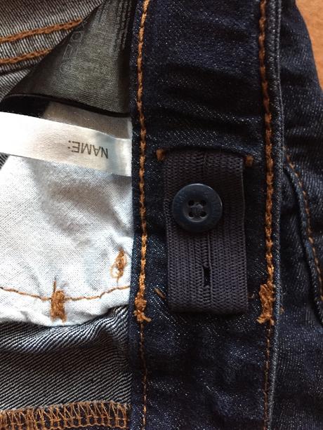 Chlapčenské rifle skiny fit, h&m,164