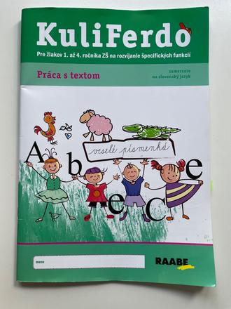 Kulifredo pracovny zosit 1-4. rocnik,