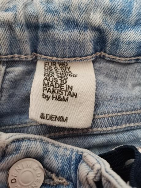 Rifľové kratasky, h&m,140