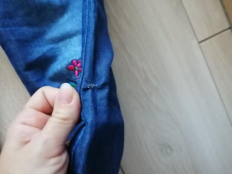 Teplé bodkované legíny vhodné na zimu, 104