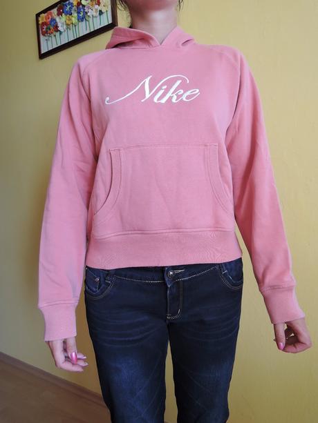 Ružová mikina, nike,xl