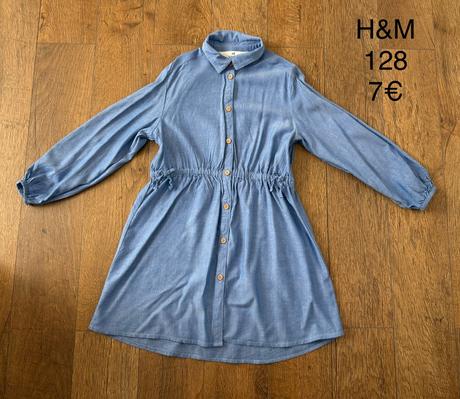 Viskózové ľahučké šaty h&m 128, h&m,128