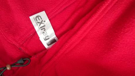 Červeno sivá mikina, exiray,l