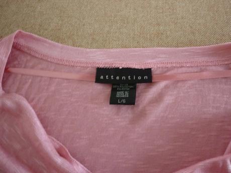 Tričko/tunika- značka  attention, xl