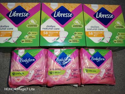 Dámske hygienické potreby libresse, 