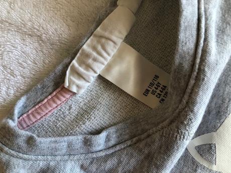 Teplákové šaty 110/116, h&m,110