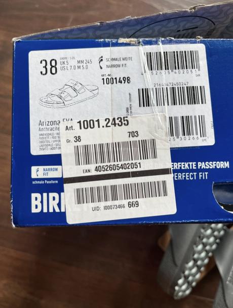 Birkenstock šlapky 38, birki,38