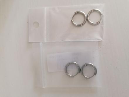 Náušnice z nerezovej / nehrdzavéjúcej ocele, 