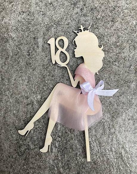 Zápich do torty - slečna/ žena, 