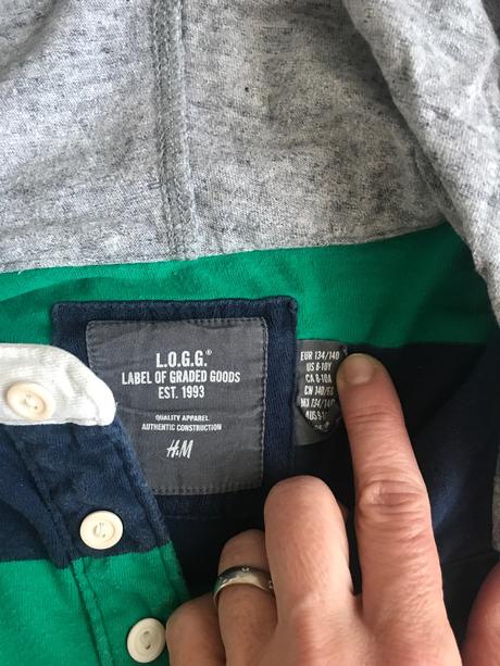 Mikina h&m, l.o.g.g.,134