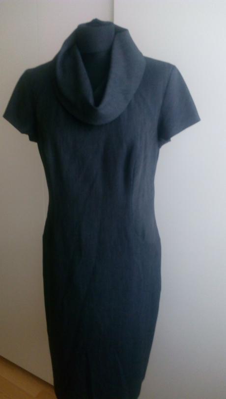 Koktejlové šaty s golierom, s.oliver,42