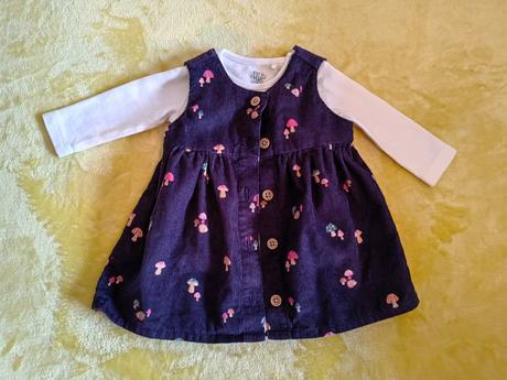 Šaty s body a pančuškami, veľ 62, f&f,62