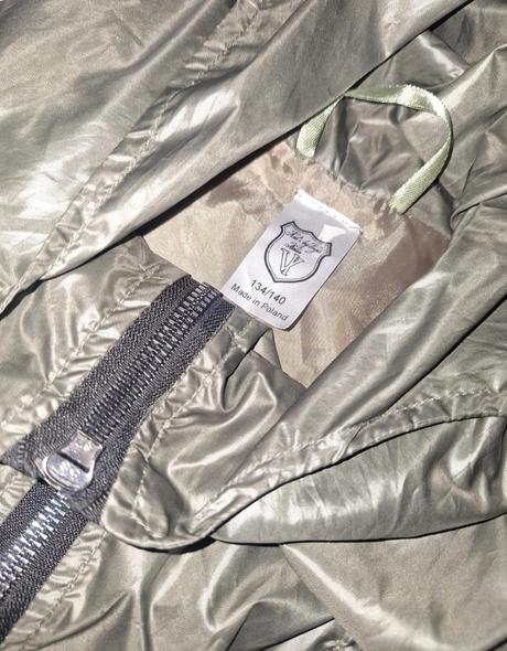 Štýlová bundička khaki farby, s / xs