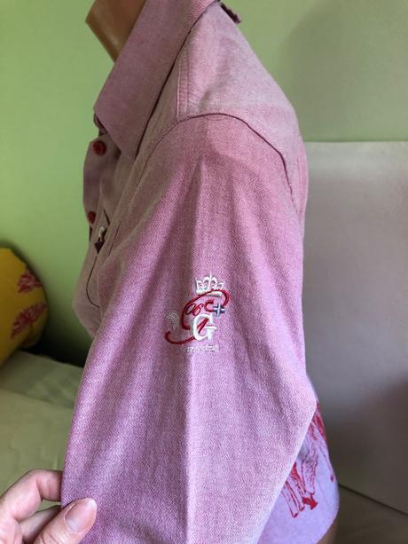 Krasna bluzka golfino, xs