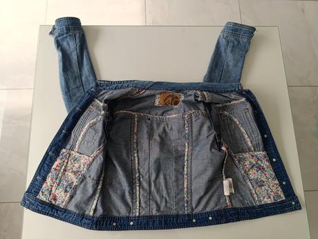 Dámska riflova bunda ac, s