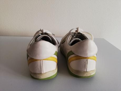 Biele kožené topánky na jar/jeseň, 26