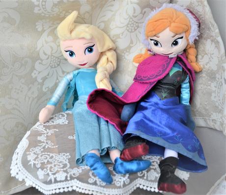 Plyšová anna+elsa-frozen, 