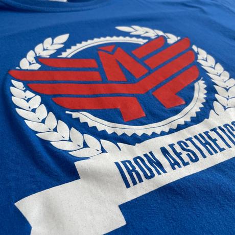 Iron aesthetics modré tričko l, l