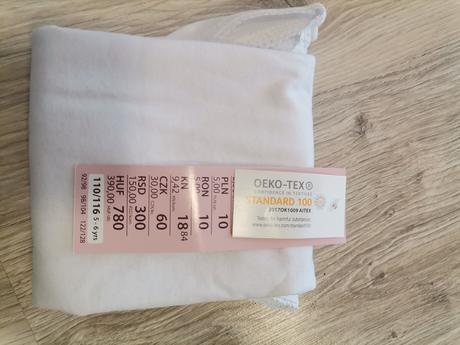 2 x biele dievčenské tielko, pepco,110 / 116