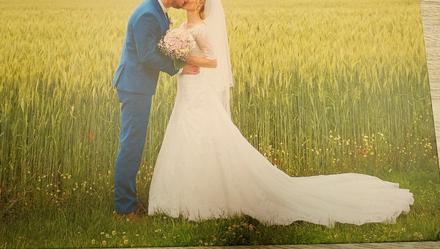 Svadobné šaty veľ. 32-36, s