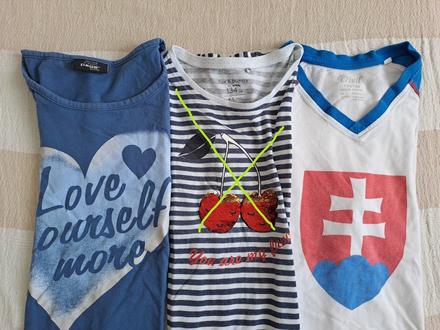 Tričká bavlnené 2ks, sinsay,134