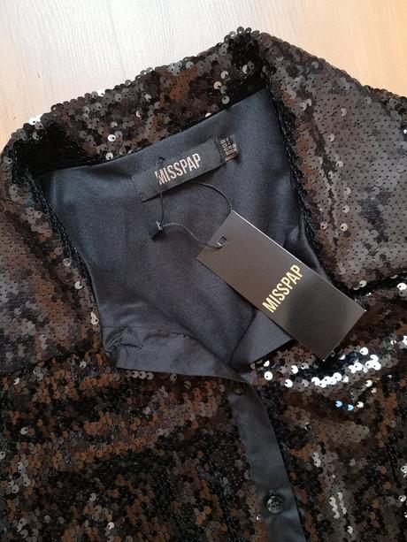 Flitrované košeľové šaty, 36 / 38 / m / s