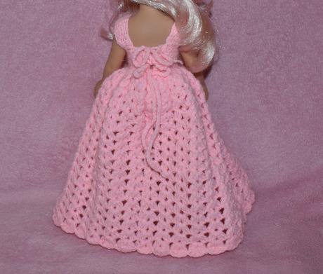 Dlhé šaty pre bábiku paola reina 32 cm, 