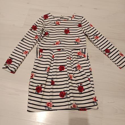 Kvietkové šaty, h&m,134