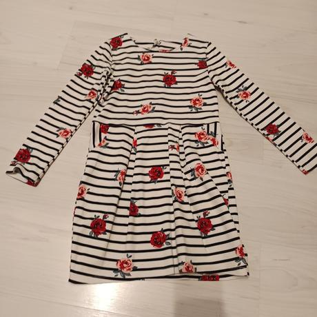 Kvietkové šaty, h&m,134
