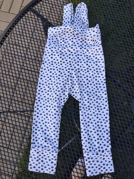 Bodkované legíny na traky handmade, 80