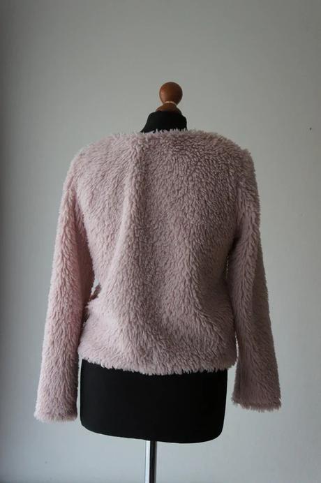 Plyšová bundička/mikina, h&m,s