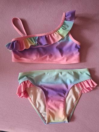 Plavky dievčenské - dvojdielne, next,128