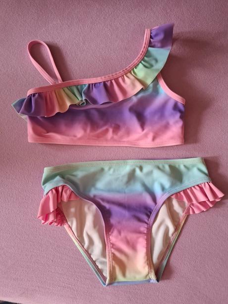 Plavky dievčenské - dvojdielne, next,128