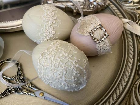 Vintage vajíčka - sada 3 ks, 