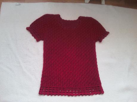 Ručne pletená blúzka, s