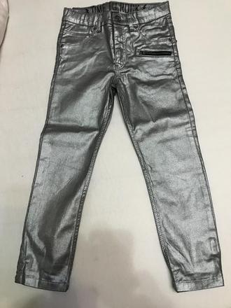 Sive leskle nohavice, h&m,116