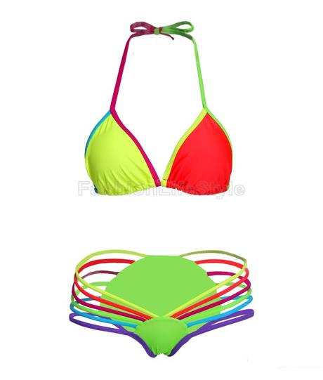 Multicolor bikiny beach plaveky vel.s a m, m / s / xs