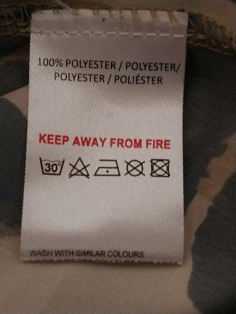 Dámske bolerko s hnedým vzorom, blue vanilla, m