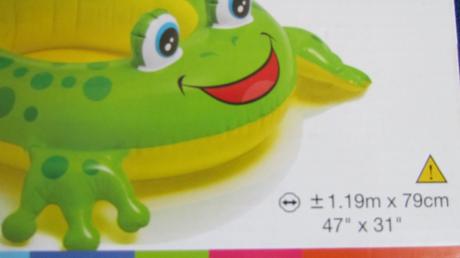 Nafukovacie koleso okolo krku pre babätká, 