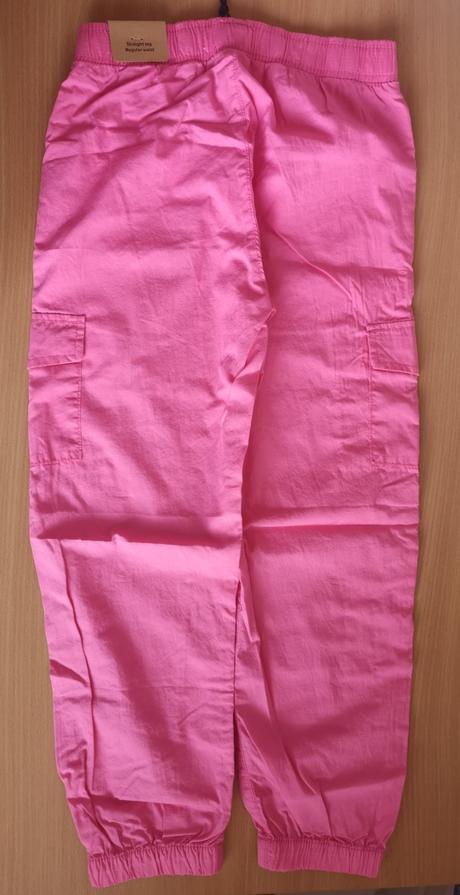 Tenké sýtoružové kapsáčové nohavice, lindex,128