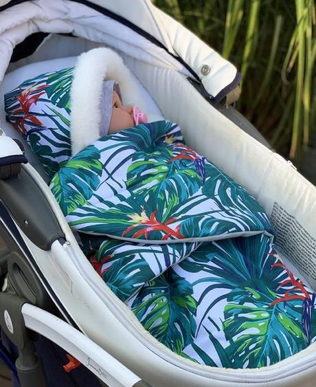 Zavinovací fusak s kožušinkou škriatok, dĺžka 85 c, nellys