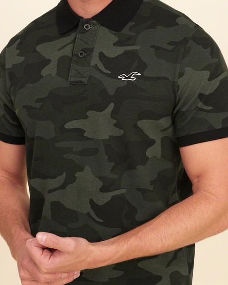 Army panske polo tricko hollister vel.l, abercrombie&fitch,l