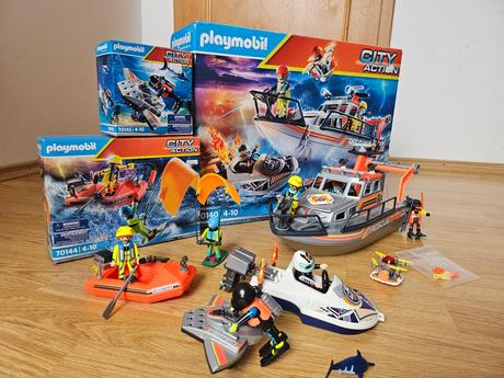 Playmobil sety - záchranná misia, 
