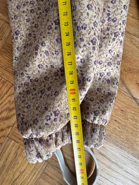 Softshell overal wheat s kvetmi 98-104, 104