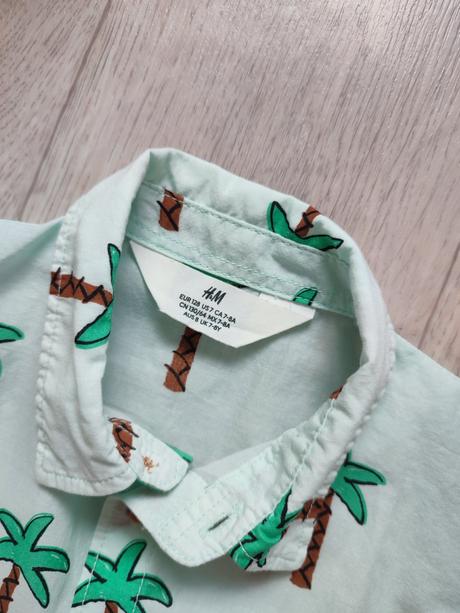 Košeľa s palmami, h&m,128