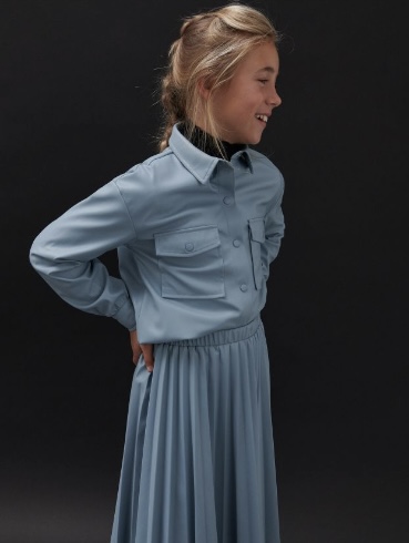 Kožená plisovaná sukňa, reserved,134