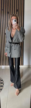 Cierne kozenkove nohavice ll veľkosť xxs, xs