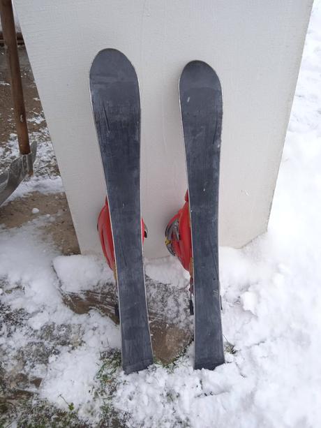 Detské lyže 80 +lyžiarky, elan,80-89 cm