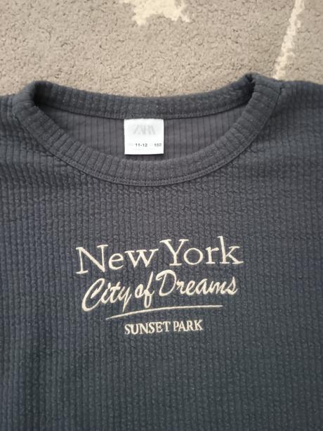 Tričko s dlhým rukávom, zara,152