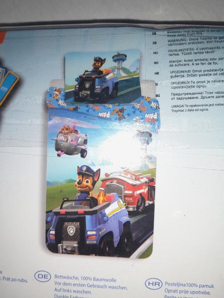 Posteľné obliečky paw patrol, 